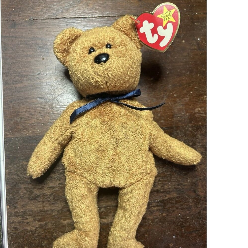 TY Beanie Baby "Fuzz" 1998 Collectable Bear Excellent Condition Ty Beanie Babies